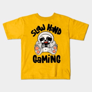 Slow hand gaming Kids T-Shirt